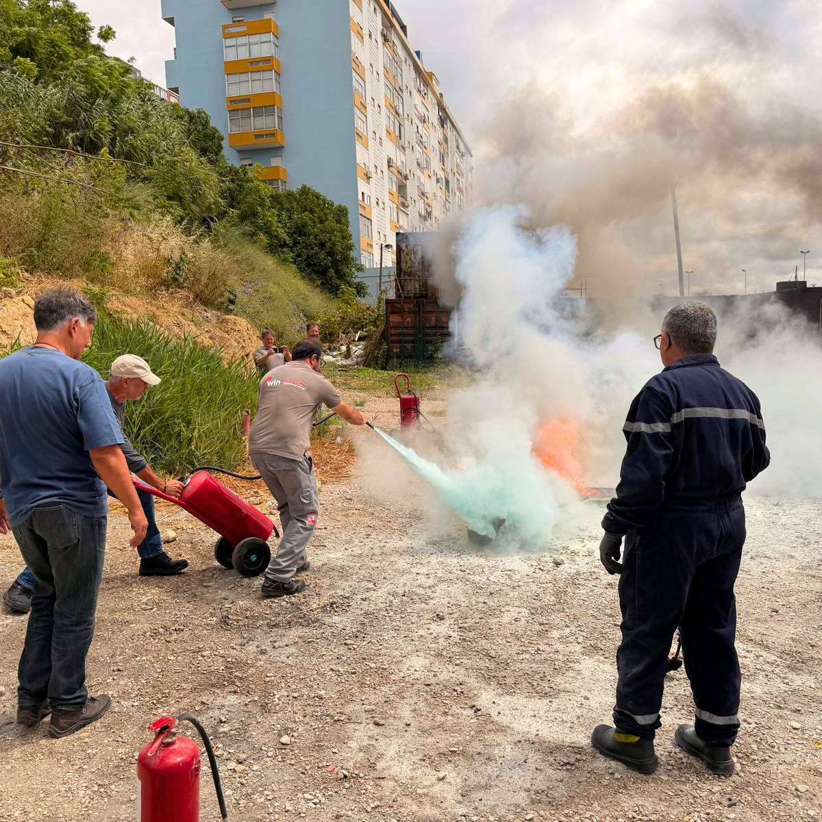 WinPower Team Takes Part in Fire Safety Training